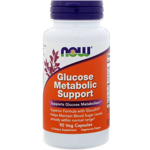 Now Foods, Glucose Metabolic Support, 90 Veg Capsules Review