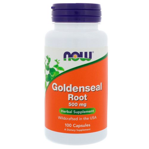 Now Foods, Goldenseal Root, 500 mg, 100 Capsules Review