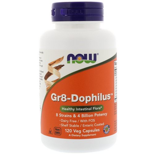 Now Foods, Gr8-Dophilus, 120 Veg Capsules Review
