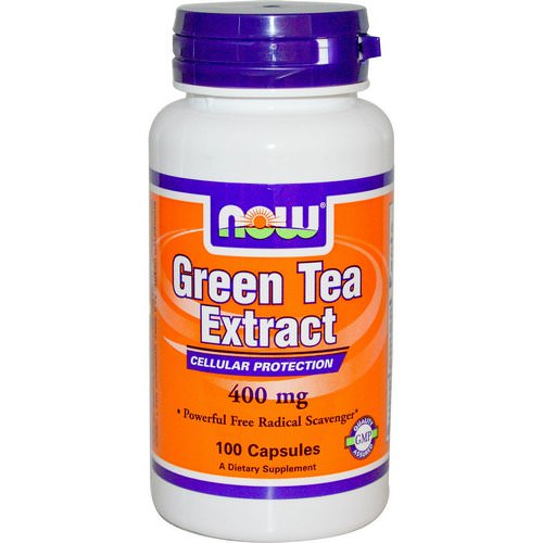 Now Foods, Green Tea Extract, 400 mg, 100 Capsules Review