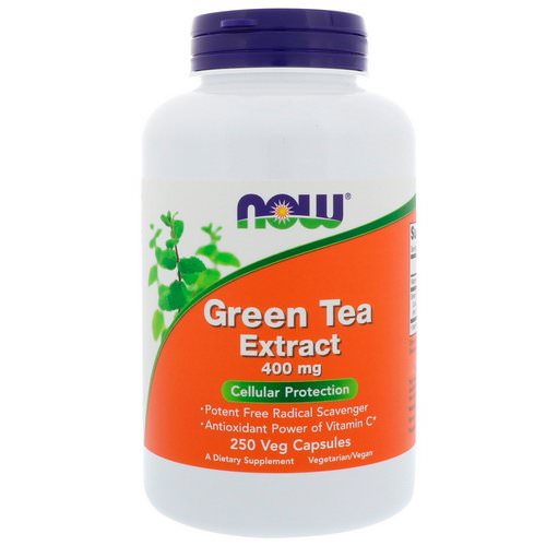 Now Foods, Green Tea Extract, 400 mg, 250 Veg Capsules Review