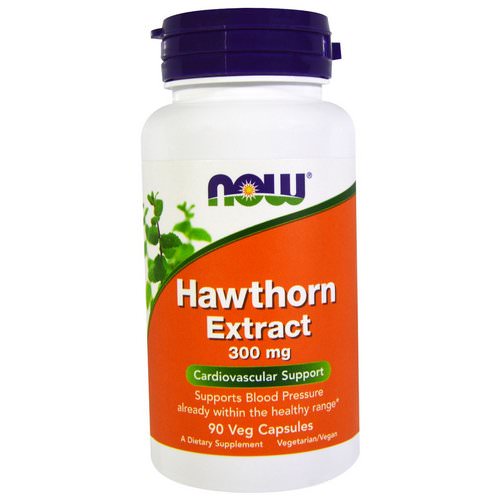 Now Foods, Hawthorn Extract, 300 mg, 90 Veg Capsules Review