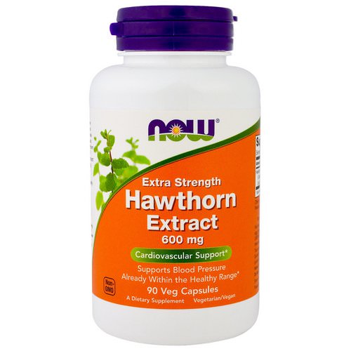 Now Foods, Hawthorn Extract, Extra Strength, 600 mg, 90 Veg Capsules Review