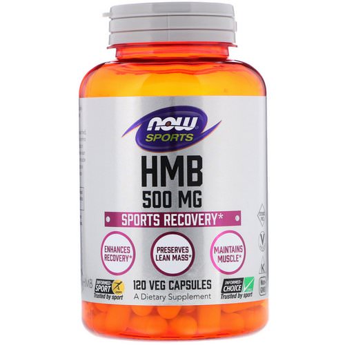 Now Foods, HMB, Sports Recovery, 500 mg, 120 Veg Capsules Review