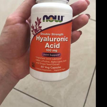 Now Foods Hyaluronic Acid - Hyaluronsyra, Naglar, Hud, Hår