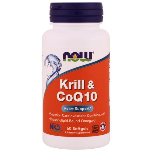 Now Foods, Krill & CoQ10, 60 Softgels Review