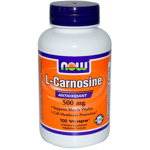 Now Foods, L-Carnosine, 500 mg, 100 Veg Capsules Review