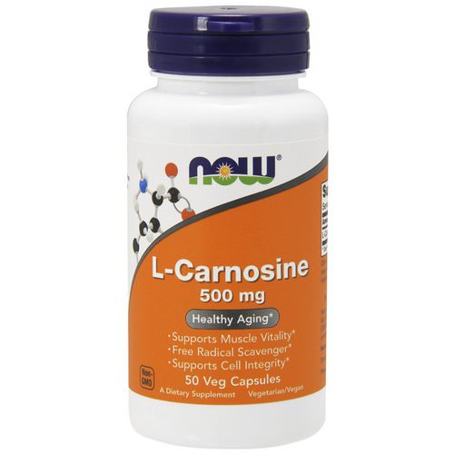 Now Foods, L-Carnosine, 500 mg, 50 Veg Capsules Review
