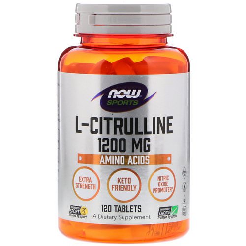 Now Foods, L-Citrulline, 1,200 mg, 120 Tablets Review