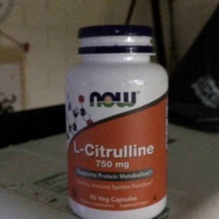 Now Foods L-Citrulline, Amino Acids, Supplements