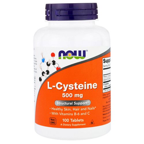 Now Foods, L-Cysteine, 500 mg, 100 Tablets Review