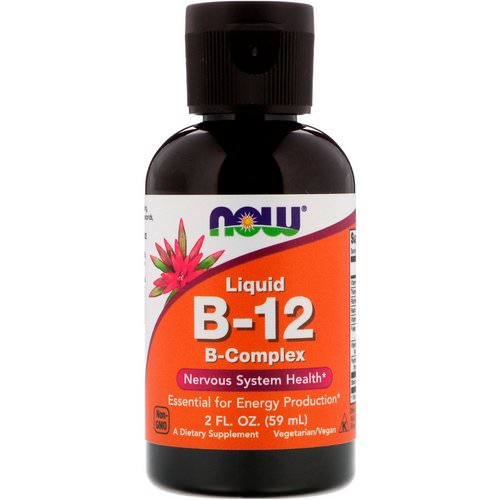 Now Foods, Liquid B-12, B-Complex, 2 fl oz (59 ml) Review