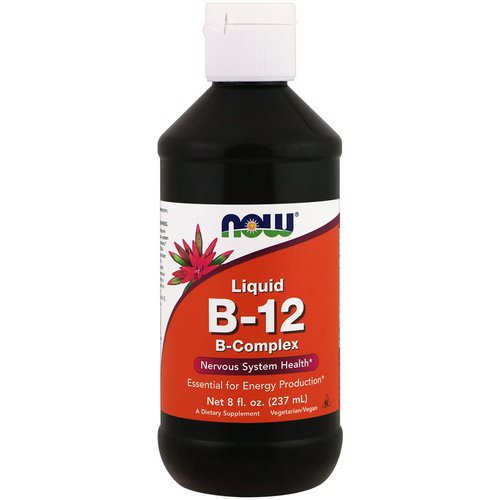 Now Foods, Liquid B-12, B-Complex, 8 fl oz (237 ml) Review