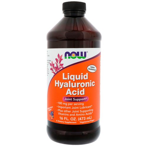 Now Foods, Liquid Hyaluronic Acid, Berry Flavor, 100 mg, 16 fl oz (473 ml) Review