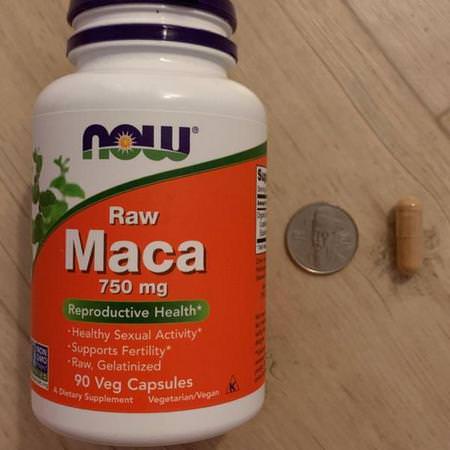 Now Foods, Maca, Raw, 750 mg, 90 Veg Capsules
