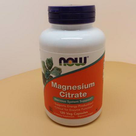 Now Foods Magnesium, Mineraler, Kosttillskott