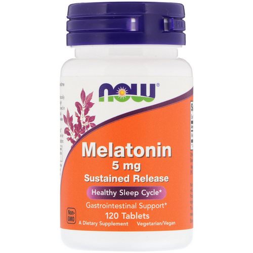 Now Foods, Melatonin, 5 mg, 120 Tablets Review