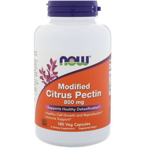Now Foods, Modified Citrus Pectin, 800 mg, 180 Veg Capsules Review