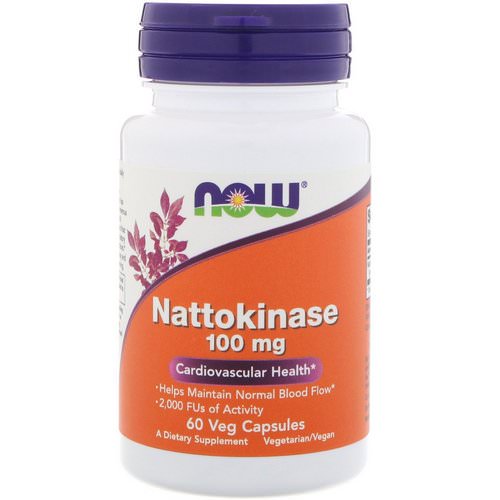 Now Foods, Nattokinase, 100 mg, 60 Veg Capsules Review