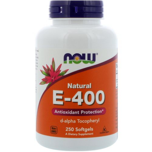 Now Foods, Natural E-400, 250 Softgels Review