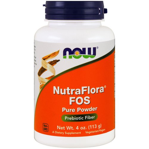 Now Foods, NutraFlora FOS, Pure Powder, 4 oz (113 g) Review