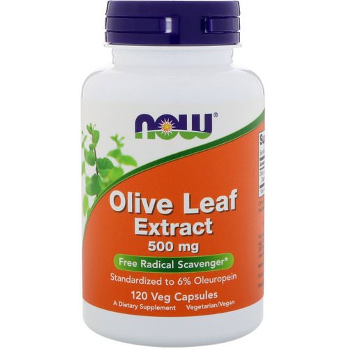 Now Foods, Olive Leaf Extract, 500 mg, 120 Veg Capsules Review