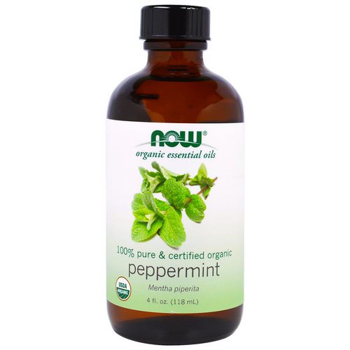 Now Foods, Organic Essential Oils, Peppermint, 4 fl oz (118 ml) Review