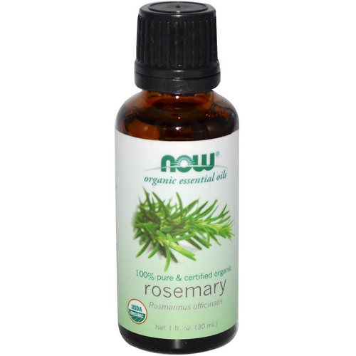 Now Foods, Organic Essential Oils, Rosemary, 1 fl oz (30 ml) Review