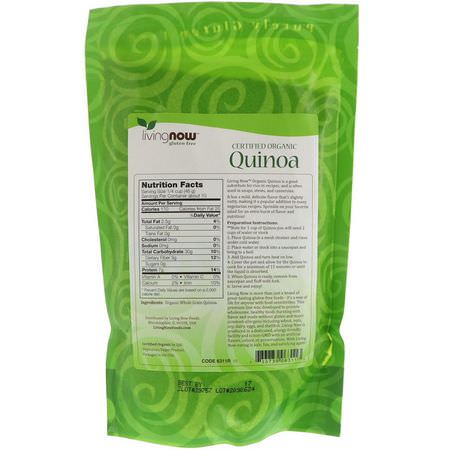 Quinoa, Bröd, Säd, Ris: Now Foods, Organic Quinoa, Whole Grain, 16 oz (454 g)