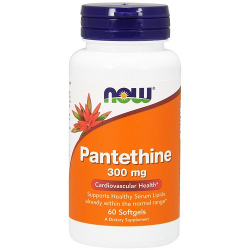 Now Foods, Pantethine, 300 mg, 60 Softgels Review