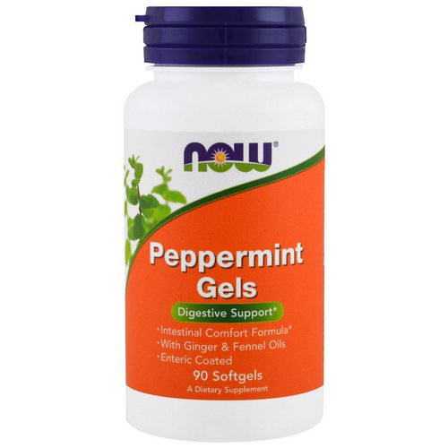 Now Foods, Peppermint Gels, 90 Softgels Review