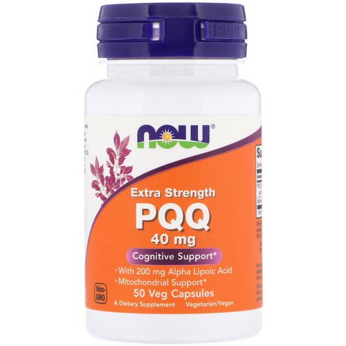 Now Foods, PQQ, Extra Strength, 40 mg, 50 Veg Capsules Review