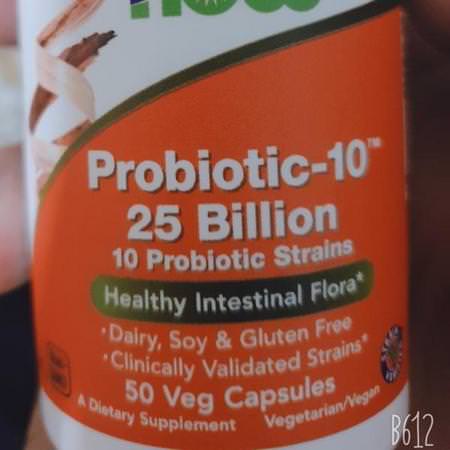 Now Foods Probiotika, Matsmältning, Kosttillskott