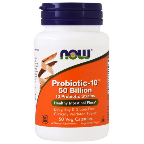 Now Foods, Probiotic-10, 50 Billion, 50 Veg Capsules Review