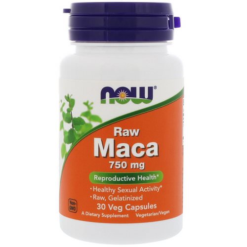 Now Foods, Raw Maca, 750 mg, 30 Veg Capsules Review