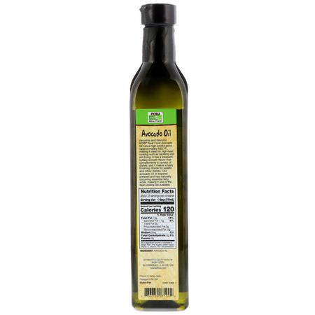 Avocado Oil, Vinegars, Oil: Now Foods, Real Food, Avocado Oil, 16.9 fl oz (500 ml)