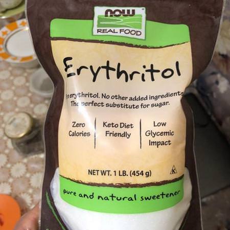 Now Foods Erythritol - Erythritol, Sweeteners, Honey