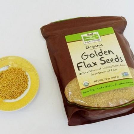 Now Foods Flax Seed Supplements - Linfrötillskott, Omegas Epa Dha, Fiskolja, Kosttillskott