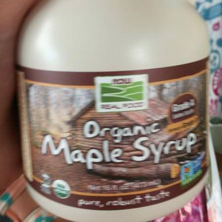 Now Foods, Real Food, Organic Maple Syrup, Grade A, Dark Color, 32 fl oz (946 ml)