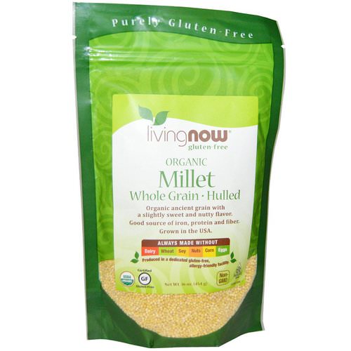 Now Foods, Real Food, Organic Millet Whole, Gluten Free, 16 oz (454 g) Review