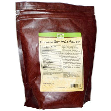 Mjölkpulver, Drycker: Now Foods, Real Food, Organic Soy Milk Powder, 20 oz (567 g)