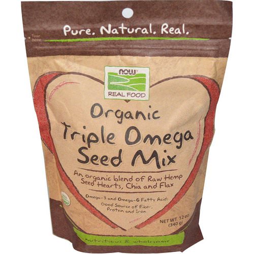 Now Foods, Real Food, Organic Triple Omega Seed Mix, 12 oz (340 g) Review