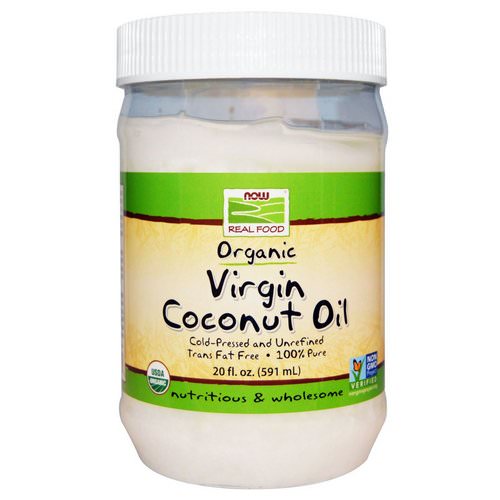 Now Foods, Real Food, Organic Virgin Coconut Oil, 20 fl oz (591 ml) Review