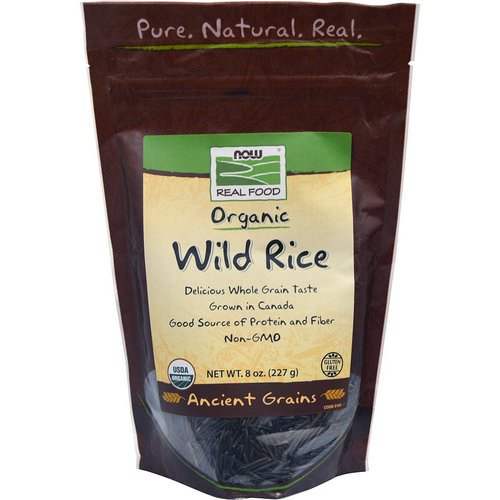 Now Foods, Real Food, Organic, Wild Rice, 8 oz (227 g) Review