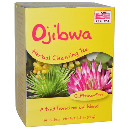 Now Foods, Real Tea, Ojibwa, Caffeine-Free, 24 Tea Bags, 1.5 oz (42 g) Review