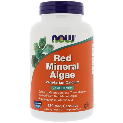 Now Foods, Red Mineral Algae, 180 Veg Capsules Review
