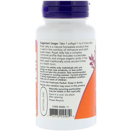 Now Foods Royal Jelly - Royal Jelly, Bee Products, Supplements