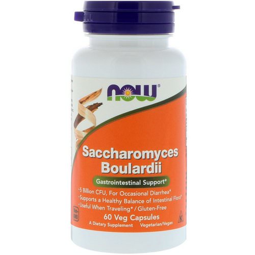 Now Foods, Saccharomyces Boulardii, Gastrointestinal Support, 60 Veg Capsules Review