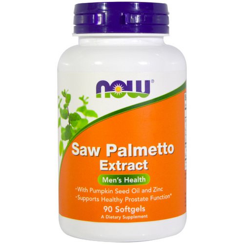 Now Foods, Saw Palmetto Extract, With Pumpkin Seed Oil and Zinc, 160 mg, 90 Softgels Review
