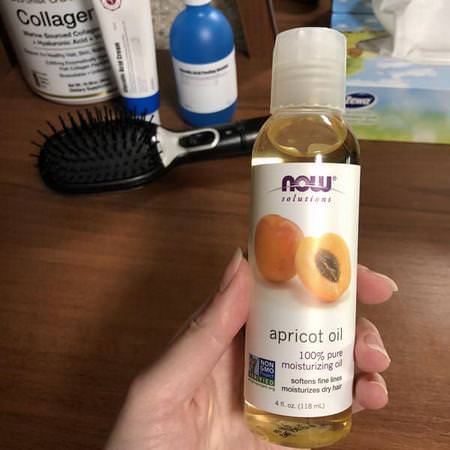 Now Foods, Solutions, Apricot Oil, 4 fl oz (118 ml)